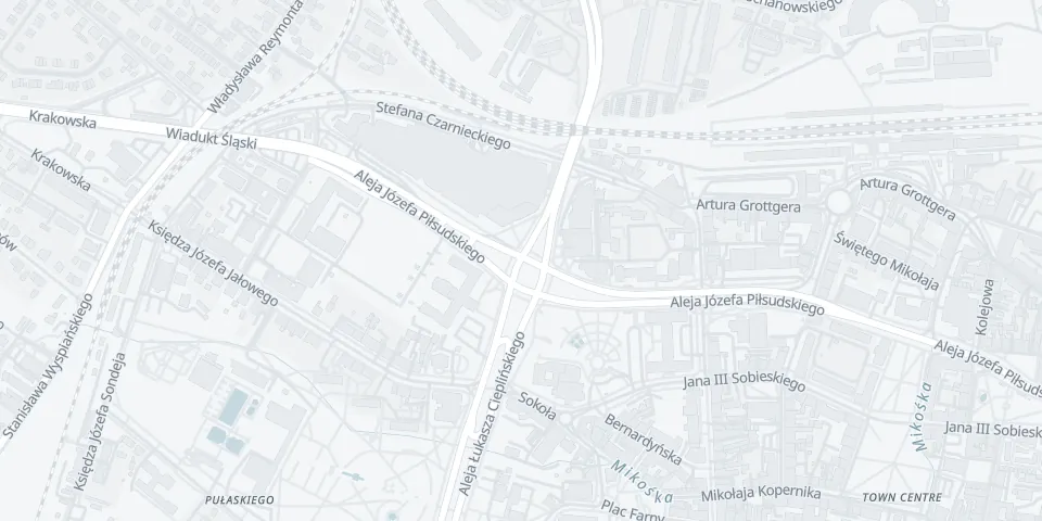 Mapa · centrum ALVALINE Rzeszów