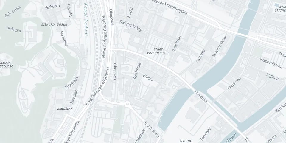 Mapa · centrum ALVALINE Gdańsk